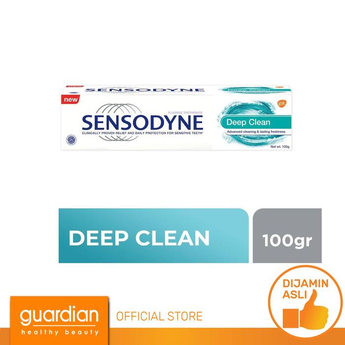 Gambar Sensodyne Tooth Paste Deep Clean 100Gr dari Guardian Official Store undefined Tokopedia