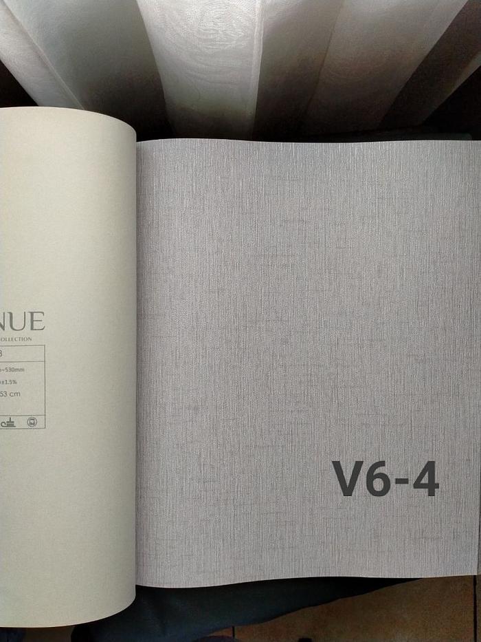 Gambar Wallpaper Dinding Murah Polos Simple Matte Coklat Putih - Avenue V6 - V6-4 dari Lion Wallpaper undefined Tokopedia