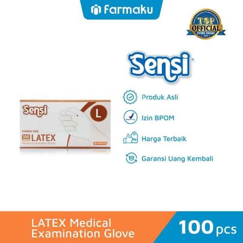 Gambar Sensi Latex Gloves PF-L 100S dari Farmaku undefined Tokopedia