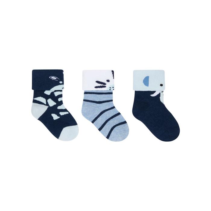 Gambar Mothercare Animal Faces Socks 3 Pcs - Set Kaos Kaki Anak (Biru) - Newborn dari Mothercare Indonesia undefined Tokopedia