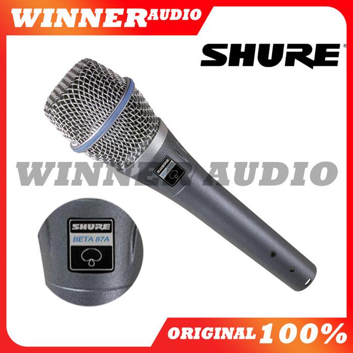 Jual MIC SHURE BETA 87A 87 A MICROPHONE CONDENSER ORIGINAL - Jakarta ...