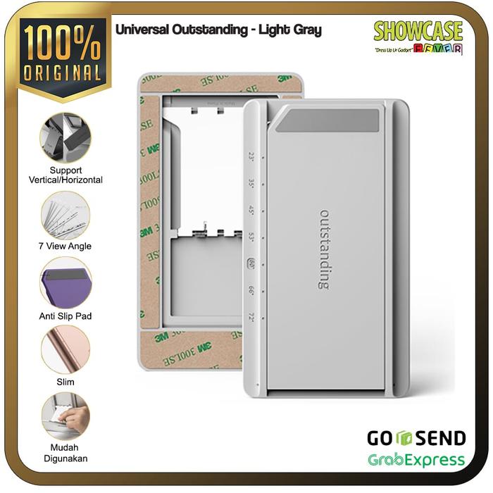 Gambar Ringke Compatible For Tablet Phone Stand Fold Dudukan Holder iPad Apple Samsung Mi - Light Gray dari ShowcaseFever undefined Tokopedia