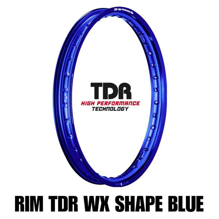 Gambar Velg Ring 17 [Satuan] Merk TDR Warna Biru Ukuran 185-17 dan 215-17 WX - 215 - 17 dari HRD Variasi Motor undefined Tokopedia