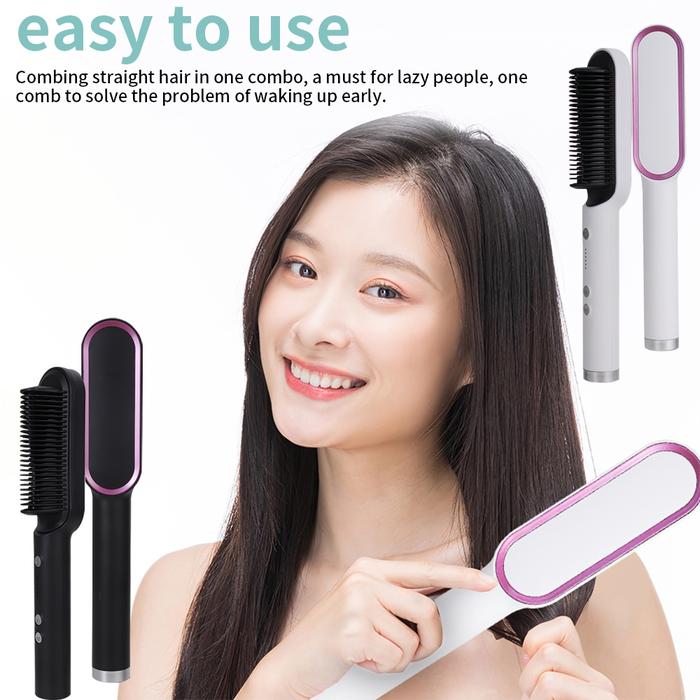 Catokan Rambut Negative Ion Hair Straightening Comb Jual Catokan