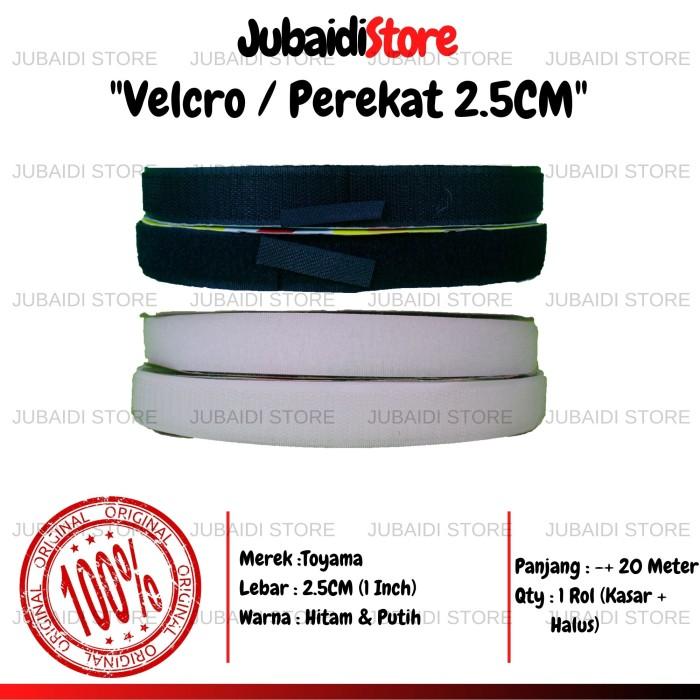 Gambar Velcro / hook & loop / perekat 1inch Hitam & Putih 2.5 Cm Rol - Putih dari Jubaidi Store undefined Tokopedia