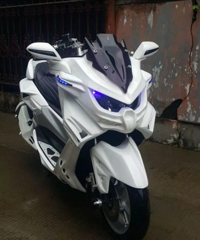 Gambar paket modif nmax old full body model transformer predator - abu baru dari BMR_SHOP undefined Tokopedia
