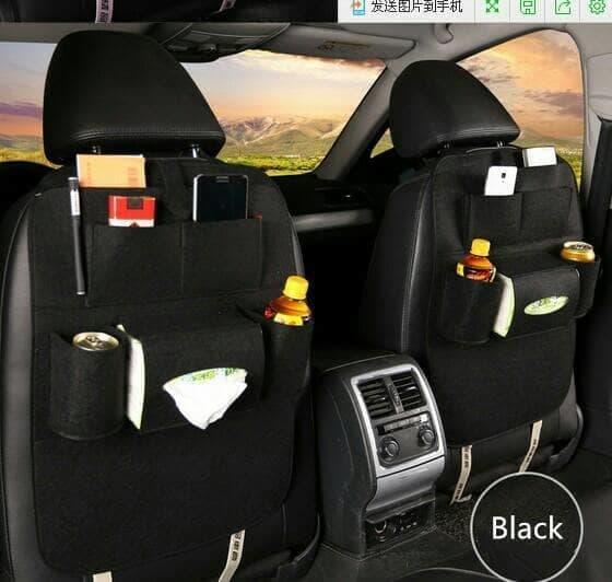 Gambar Car Seat Organizer Tas Mobil Multifungsi Belakang Jok Tissue HP Payung - Abu-abu dari MM Store JKT undefined Tokopedia