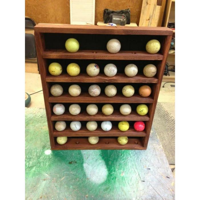 Gambar RAK BOLA GOLF - Coklat Tua dari SAKA HANDYCRAFT undefined Tokopedia