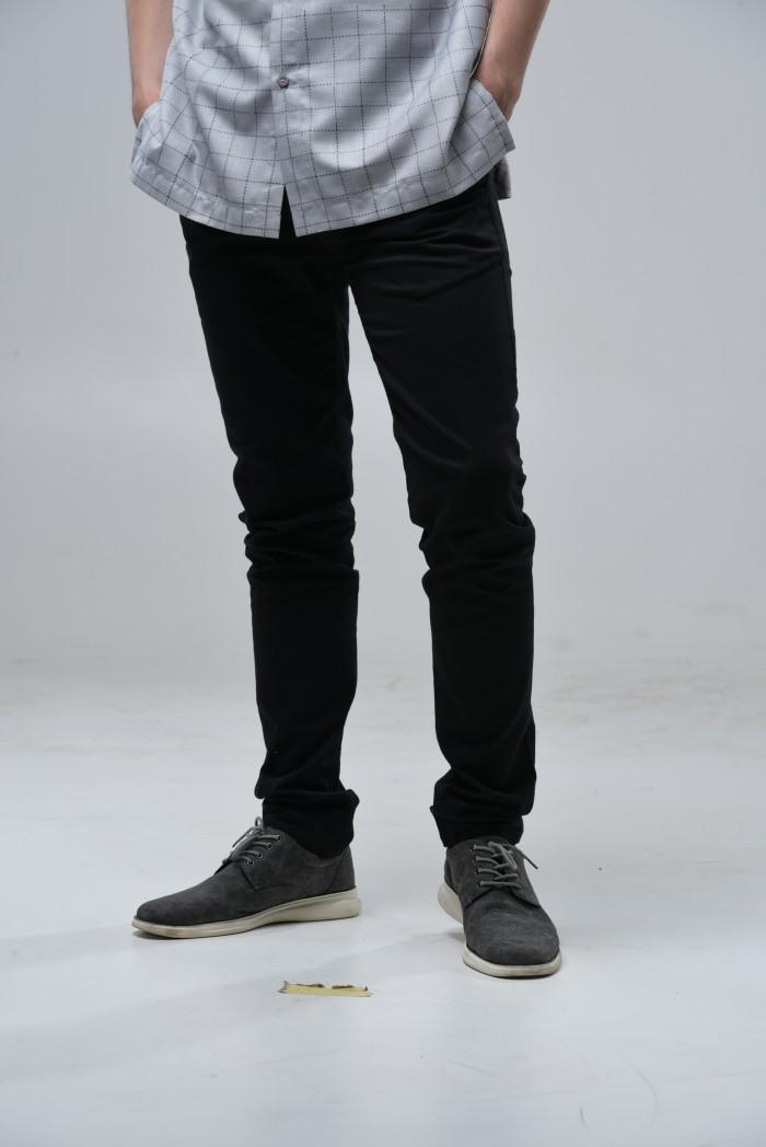 Gambar DISKON Celana Chino Rabbani GAFFAR Pants Twill Strech Original Cowok - Hitam, 41 dari Mr Radent undefined Tokopedia