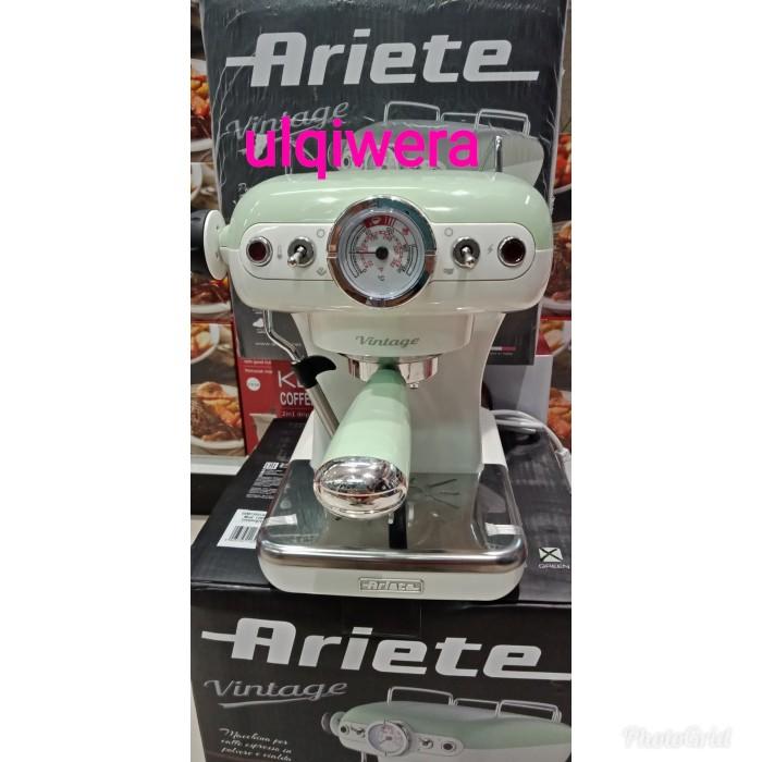 Gambar alat pembuat kopi espresso/espresso maker ariete 09 l green vintage dari Layunk Pro undefined Tokopedia