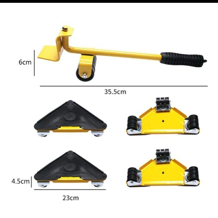 Gambar Roda Alat bantu angkat geser furniture bisa belok - 750kg TF - 500kg dari THEFOOL ID undefined Tokopedia