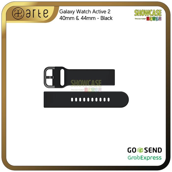 Gambar Strap Tali Compatible For Samsung Galaxy Watch Active 2 40 44 mm Silikon Premium Smart Watch - Black dari ShowcaseFever undefined Tokopedia