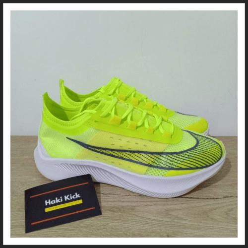 Sepatu Nike Zoom Fly Neon Volt Smoke Grey White Diskon