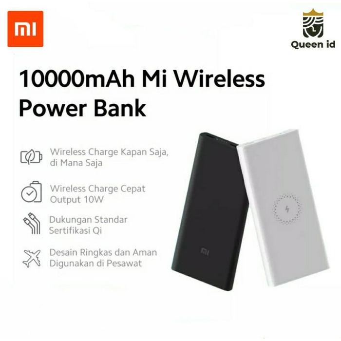 Xiaomi Mi Powerbank 10000 Mah Qi Wireless Charging Pd 30 Xiaomi