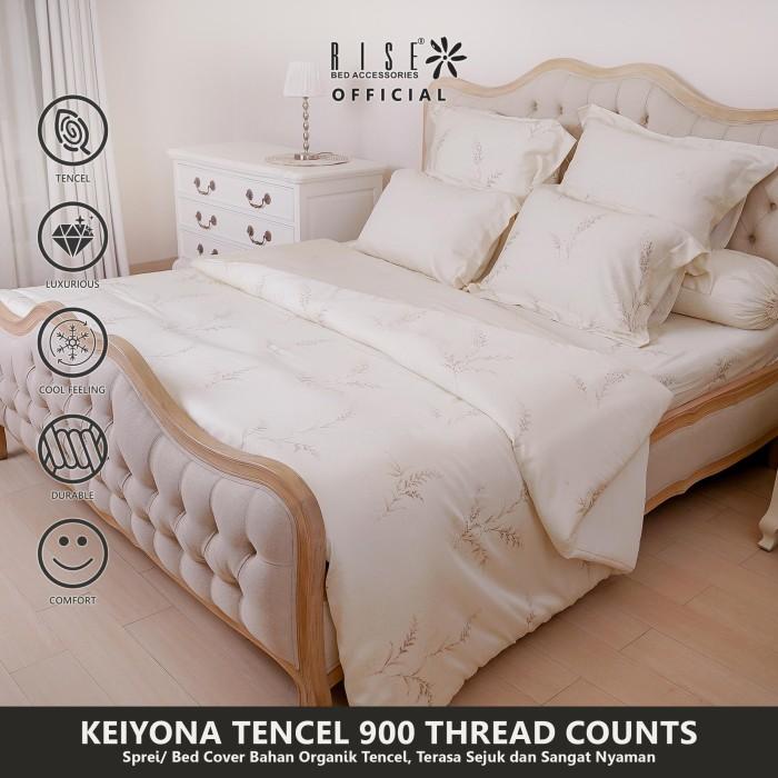 Gambar Rise Sprei TENCEL Lyocell 900TC Motif Keiyona - 160x200 dari risebedding undefined Tokopedia