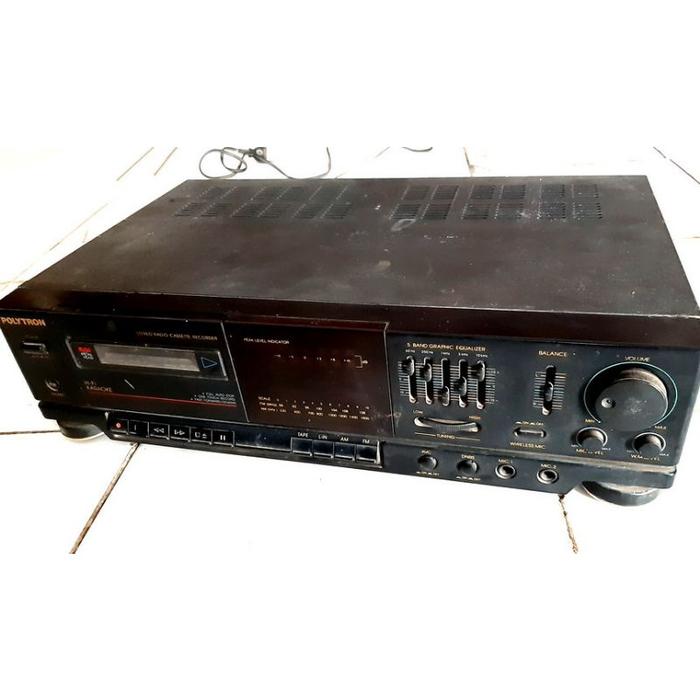 Jual Radio tape Deck POLYTRON compo kaset Murah stereo blm usb