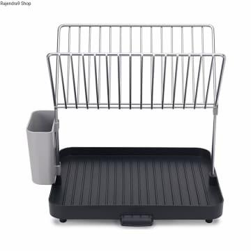 Joseph-joseph Rak Piring Susun Abu-abu Y Rack Dish Drainer Grey