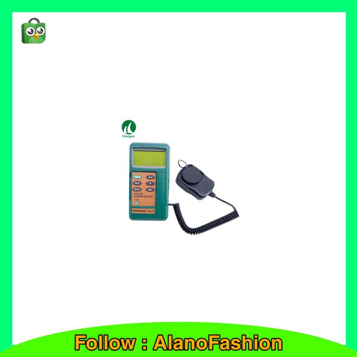 BeMatik TM-207 Digital Solar Radiation Meter - Sunlight Measurement Device