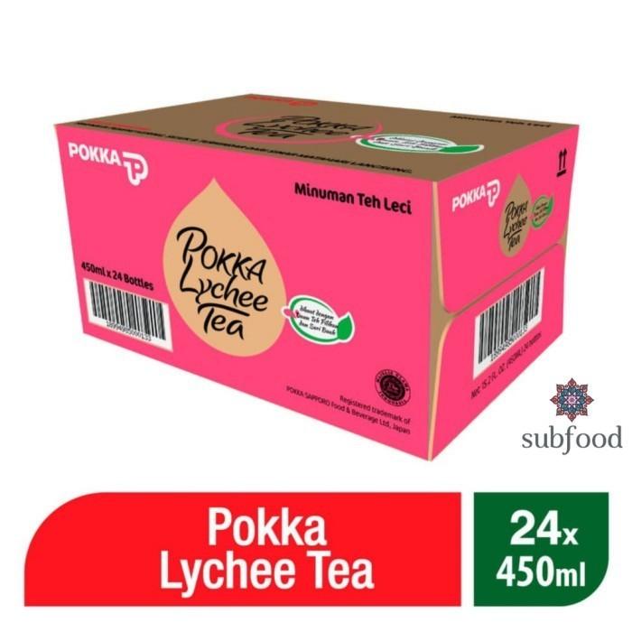 Gambar Pokka Lychee Tea Botol 450ml (1Ctn) dari Subfood undefined Tokopedia
