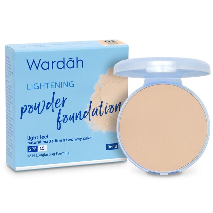 Gambar Wardah Lightening Powder Foundation Light Feel 12GR - 03 sheer pink dari Sentra Kecantikan undefined 3 Tokopedia