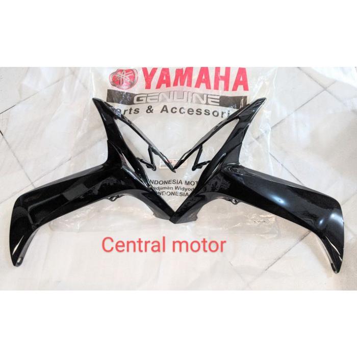 Gambar TEBENG TAMENG SAYAP LUAR DEPAN BODY COWLING XEON KARBU - Hitam keunguan, Kanan dari Yamaha Central Motor_NEW undefined 3 Tokopedia