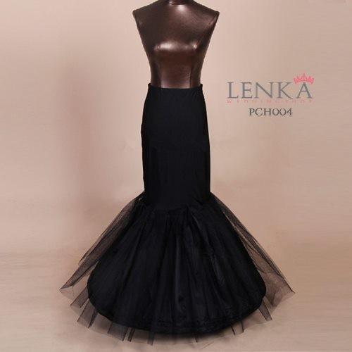 Gambar Rok Pengembang Mermaid Hitam (1 Ring 1 Layer) l Lenka - PCH004 - Hitam dari Lenka Wedding Shop Kota Surabaya Tokopedia