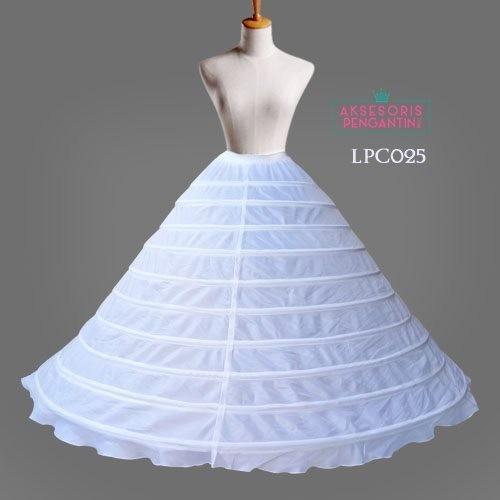 Gambar Petticoat Super Ball Gown Gaun Pengantin (10 Hoop Ring) - LPC025 - Putih dari Aksesoris Pengantin Online undefined Tokopedia