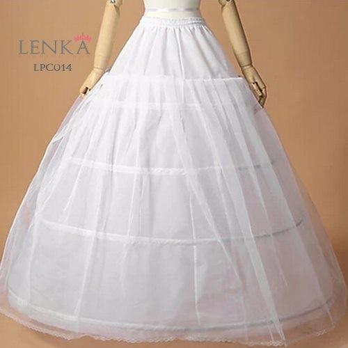 Gambar PETTICOAT BRIDAL 4 RING LPC014 - Putih dari Lenka Wedding Shop Kota Surabaya Tokopedia