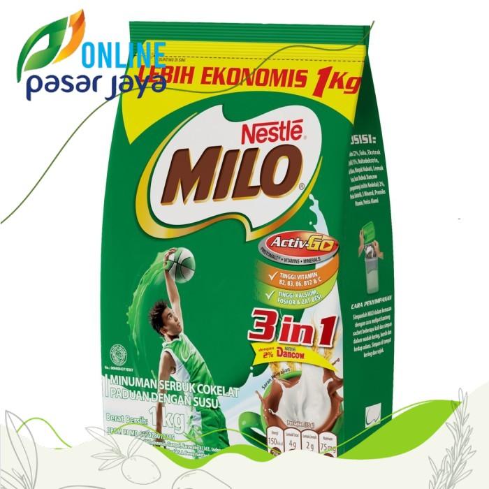 Gambar Milo 3 In 1 Activ Go - 1 Kg dari Pasar Abu Luqman undefined Tokopedia