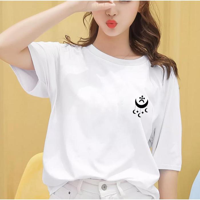 Gambar Dino Clothing - KAOS WANITA LEBARAN / KAOS GAMBAR KETUPAT - PUTIH, S dari This is Dino undefined Tokopedia