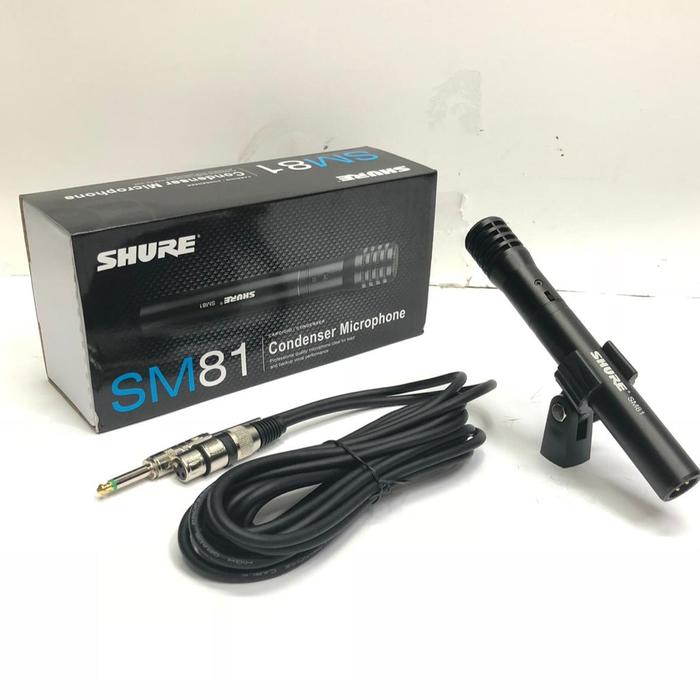 Jual Mic Condenser Shure SM81 utk Paduan Suara Instrument Kab
