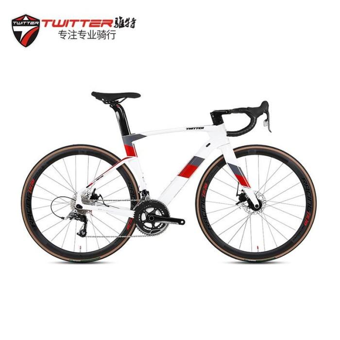 Jual ROADBIKE TWITTER CYCLONE PRO SRAM RIVAL CARBON ROAD BIKE NOT