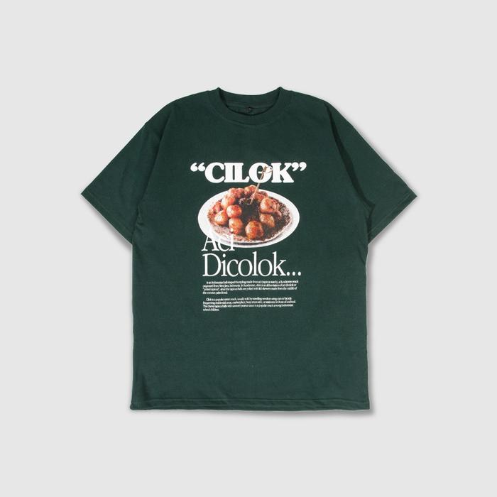 Gambar The Goods Dept - Local Food Cilok Tee Green - M dari The Goods Dept undefined Tokopedia