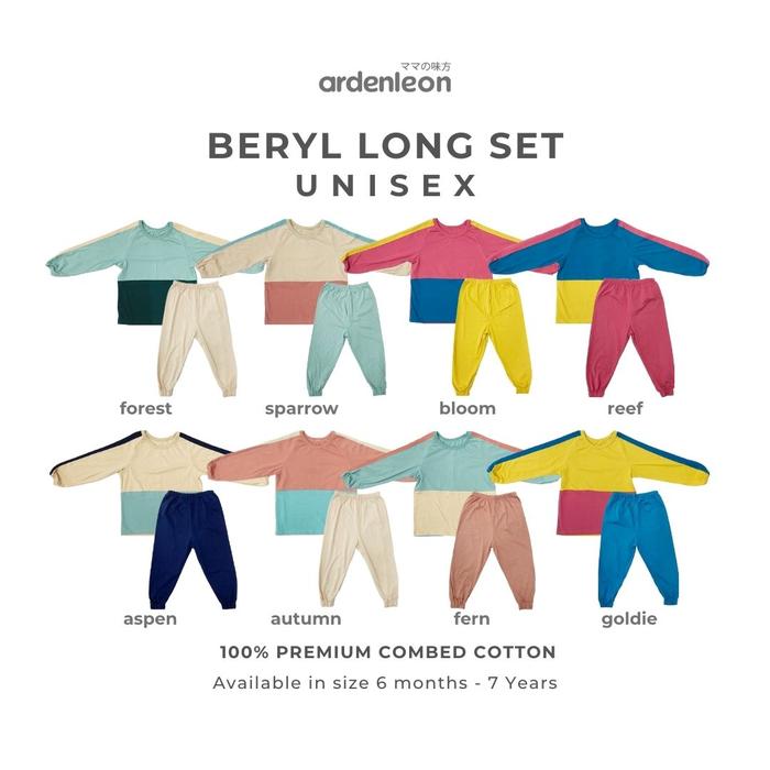 Gambar ARDENLEON Unisex Beryl Setelan Anak (6 Mo-4 Yr) - Reef, S (6-12 Mo) dari ARDENLEON undefined Tokopedia