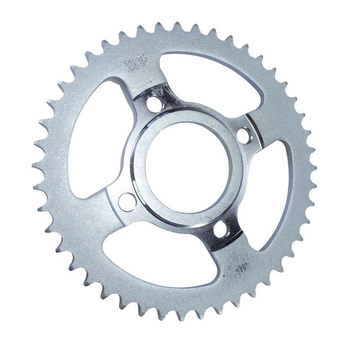 Gambar TDR Rear Sprocket New 428 46T For GL Pro Neotech / Mega Pro - Abu-abu dari Mitra 2000 undefined 4 Tokopedia