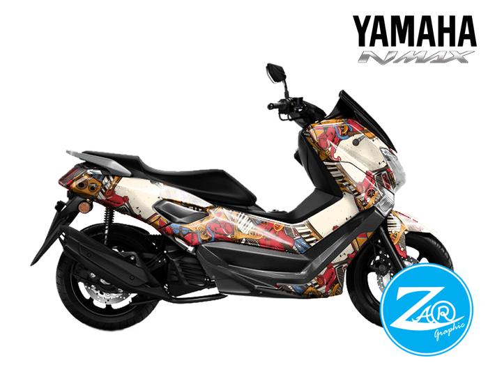 Gambar DECAL STICKER YAMAHA NMAX MUSICAL INSTRUMENT FULL BODY dari nsb,inc undefined Tokopedia