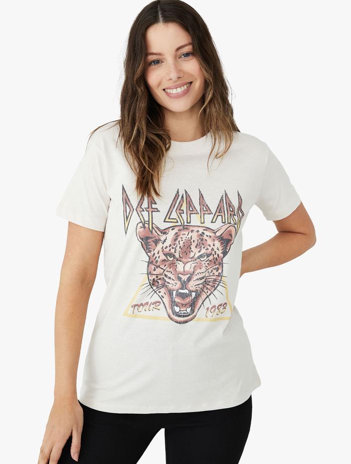 Cotton On - Kaos Wanita - Classic Band 