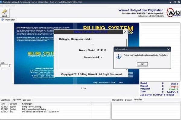 Gambar Software Billing Mikrotik 5.3.0 bisa di Ps warnet billiard hotspot dari auliya_storeee undefined Tokopedia