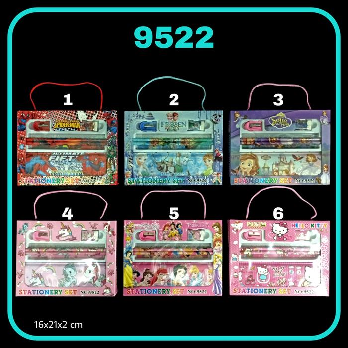 Gambar SOS Alat Tulis Set 3000/9522/9549 / Stationery Set / Fancy Set - 9522D, bebas dari SOS Sukses Online Stationery undefined Tokopedia