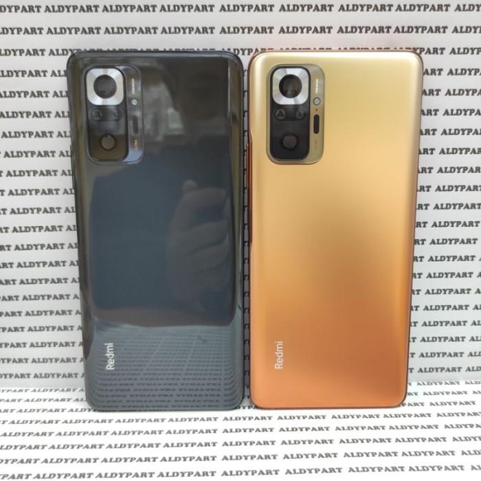 Gambar BackDoor BackCover Casing Housing Fullset Xiaomi Redmi Note 10 Pro ori - Onyx Grey dari ARASY SPAREPART 01 undefined Tokopedia