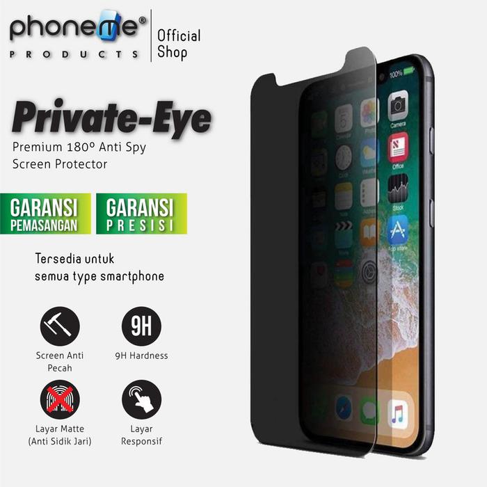 Gambar PhoneMe Private Eye Xiaomi Mi 8 Pro Anti Spy Privacy Film - Matte dari PhoneMe Indonesia undefined Tokopedia