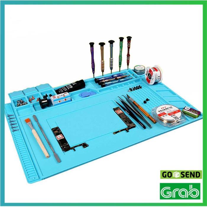 Gambar Alas/Papan Service HP/Tablet/Laptop Tahan Panas Soldering Mats Pad dari Minicomp undefined Tokopedia