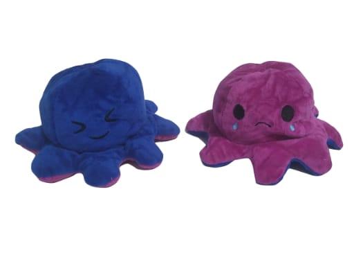 Gambar Boneka Octopus Bolak Balik atau Gurita Dua Sisi Unik POKOKNYABELI - PURPLE SKY BLUE dari POKOKNYABELI undefined Tokopedia