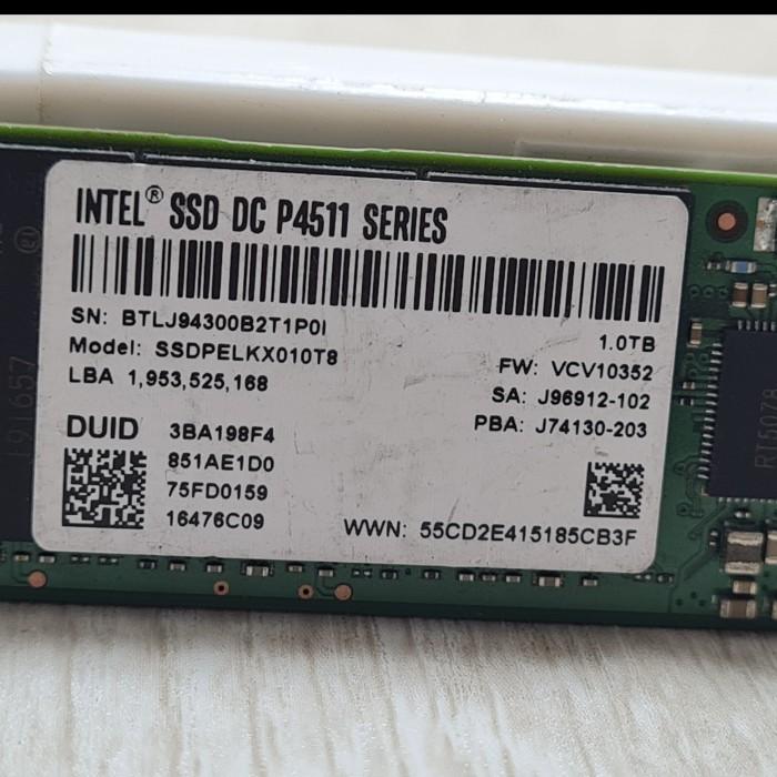 P4511 1tb Intel Dc P4511 Intel SSD DC P4511 SERIES 1TB 22110