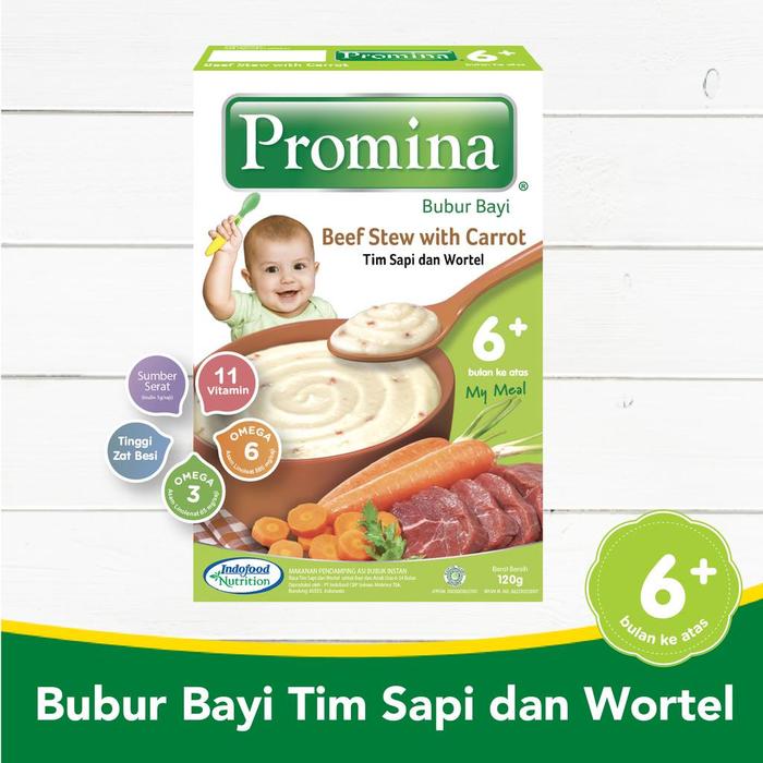 Gambar Promina BC Tim Sapi Wortel dan Ayam Kampung Bubur bayi 6M+ - Sapi Wortel dari Gudang bayi kita undefined Tokopedia