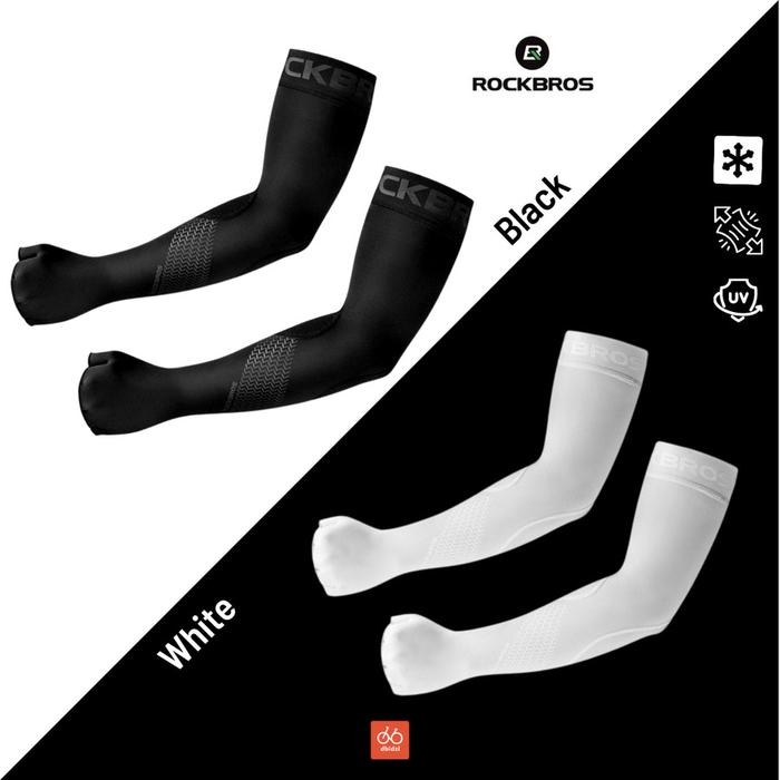 Gambar Manset Tangan Rockbros XT057-1 Arm Sleeve Ice Cool Sun UV Protection - Hitam, XL dari Megasports_NEW undefined Tokopedia