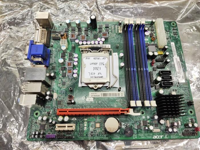 Gambar Acer H57H-AD Motherboard LGA-1156 ATX 24PIN-4PIN CI3.CI5.CI7 GEN1, dari SNC COMP_NEW undefined Tokopedia