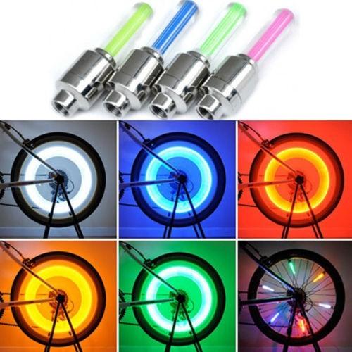 Gambar Bike Car Tyre Neon Wheel LED Tutup Pentil LED Ban Motor Mobil Sepeda - Merah Muda dari Lbagstoremall undefined Tokopedia