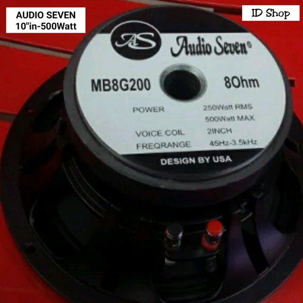 Gambar SPEAKER SALON AUDIO SEVEN 10 INCHI MB8G200-500W 8OHM VOICE COIL 2 INC dari dara-a undefined Tokopedia