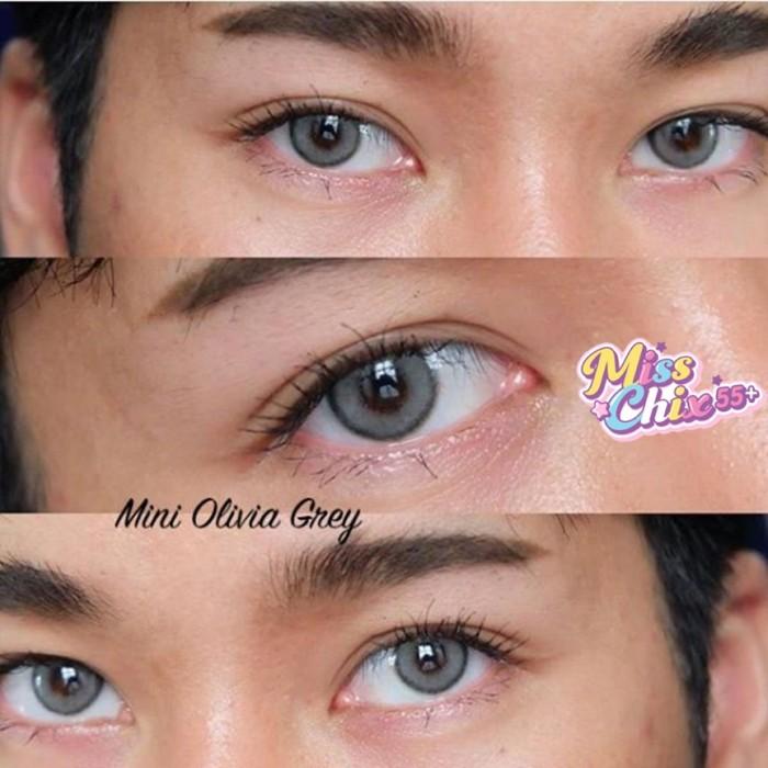 Gambar softlens natural Mini Olivia by Misschix Gelflex diameter 14.2 mm Lens - GRAY dari Sinar Sehat Sulawesi undefined Tokopedia